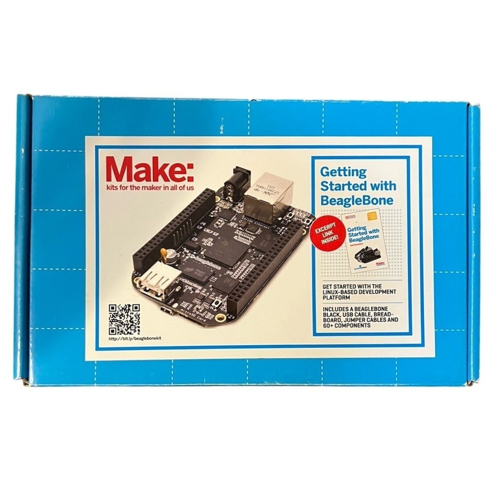 RadioShack Exclusive Make: BeagleBone Starter Kit Board & Book‎ Excerpt NEW